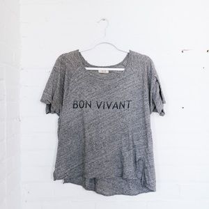 Madewell Gray Grey Graphic Tee T Shirt